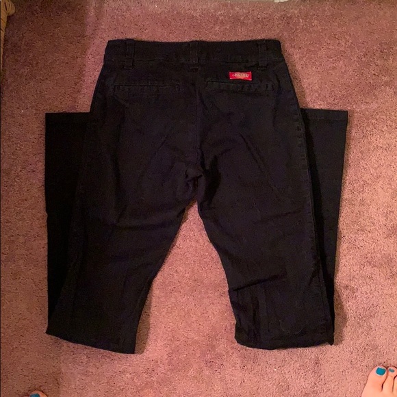 Dickies Pants & Jumpsuits Dickies Boot Cut Work Pants Juniors Size Black Poshmark